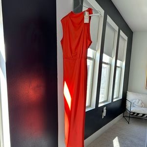 Orange formal dress
